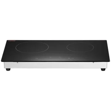 VEVOR Electric Cooktop - 24in Radiant Dual Burner