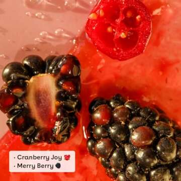 eos Holiday Lip Balm Gift- Cranberry Joy & Merry Berry, Stocking Stuffers, All-Day Moisture Lip Care...