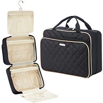 FINDCOZY Extra Large Toiletry Bag with Hanging Hook