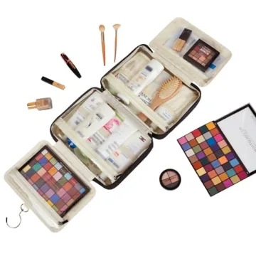 FINDCOZY Extra Large Toiletry Bag with Hanging Hook