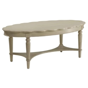 Acme Fordon Oval Coffee Table Antique White - Elegant Style