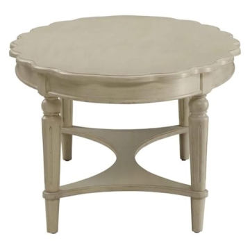 Acme Fordon Oval Coffee Table Antique White - Elegant Style