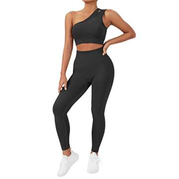 RUUHEE Women's Seamless Workout Set for Gym & Yoga