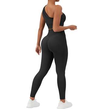 RUUHEE Women's Seamless Workout Set for Gym & Yoga