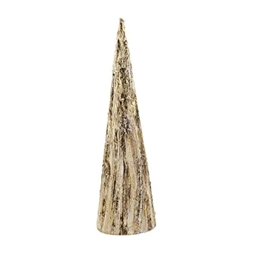 Mud Pie Gold Piece Cone Christmas Tree Set - Elegant Décor