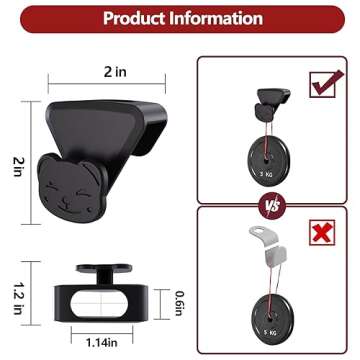 LIZMSIE Space Saving Hangers, Upgrade 40Lb(Max) Heavy Duty Hanger Hooks, Space Savers Bear-Shaped wi...