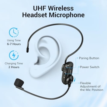 15W Bluetooth Voice Amplifier for Teachers & Instructors