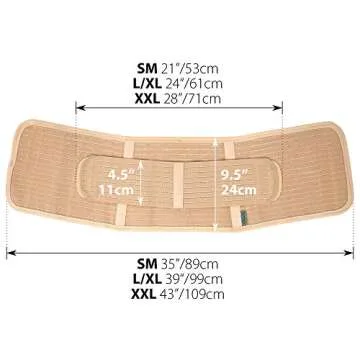 ORTONYX Abdominal Binder for Postpartum and Hernia Support