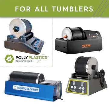 Polly Plastics Rock Tumbler Grit and Polish Refill Kits