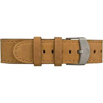Timex Men's Expedition Scout 40mm Watch – Gray Case Cream Dial with Tan Leather Strap