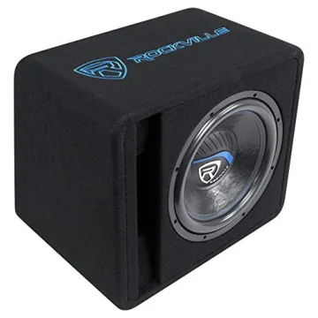 Rockville SK512 12" 1400w Loaded K5 Car Subwoofer Enclosure + DB11 Amp Kit
