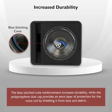 Rockville SK512 12" 1400w Car Subwoofer Enclosure + DB11 Amp Kit