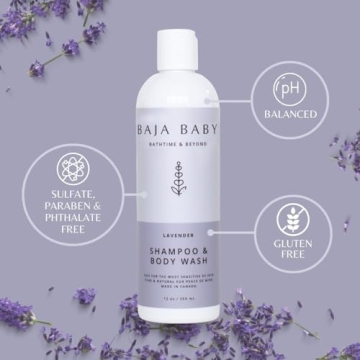 Baja Baby Lavender Shampoo & Body Wash for Sensitive Skin