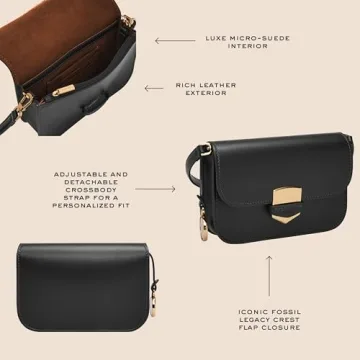 Fossil Lennox Crossbody Bag, Stylish and Durable