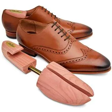 Top Quality Stratton Men's Adjustable Cedar Shoe Tree - 2 Pack