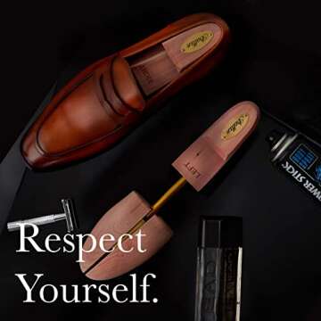 Stratton Men's Adjustable Cedar Shoe Trees - Perfect Fit