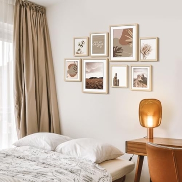 ArtbyHannah 8-Pack Neutral Gallery Wall Frame Set