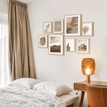 ArtbyHannah 8-Pack Neutral Gallery Wall Frame Set