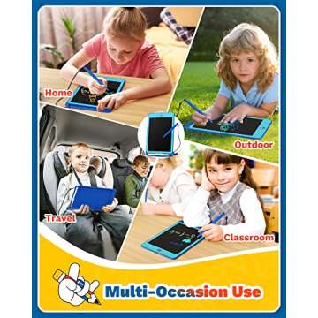 TEKFUN Kids LCD Writing Tablet for 3+ Years Old