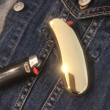 Metal Lighter Case Compatible BIC Lighter Standard Lighter Cover Holder Pouches Fits BIC Standard Si...