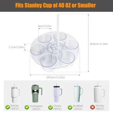 Water Bottle Organizer for Stanley 40oz Tumblers