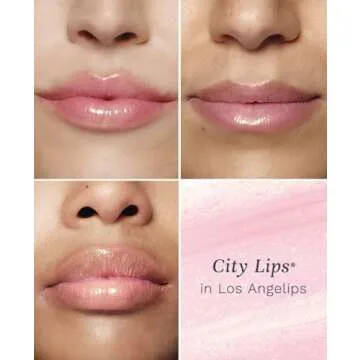 City Beauty City Lips Plumping Lip Gloss Los Angelips - High-Shine Gloss for Fuller, Younger-Looking...