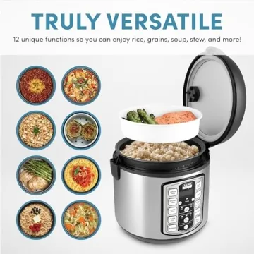 Transform Your Cooking with Aroma Housewares ARC-5000SB Multicooker, 20-Cup Capacity