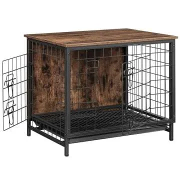Elegant ALLOSWELL Dog Crate Furniture DCHR0101 for Pets