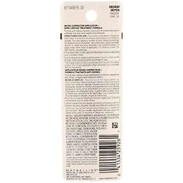 Maybelline Instant Age Rewind Eraser Dark Circles Treatment Concealer, Medium .2 oz (Pack of 4)