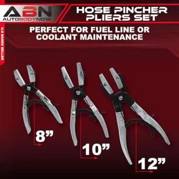 ABN Hose Pincher Pliers Set – Essential Automotive Crimping Tool Set