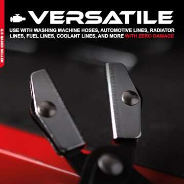 ABN Hose Pincher Pliers 3-Piece Crimping Pinch-Off Tool Set – Automotive Pinching Radiator, Coolant, Heater, Fuel Pinch