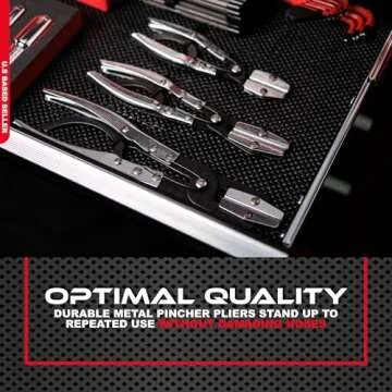 ABN Hose Pincher Pliers 3-Piece Set for Auto Maintenance