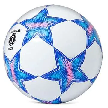 Runleaps Soccer Ball Size 3 for Kids - Official Size Training Toy