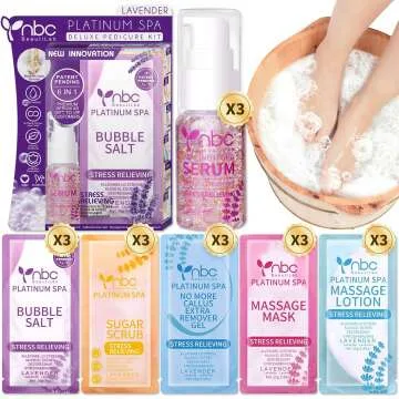 Lavender 6 in 1 Foot Spa & Pedicure Foot Soak Set