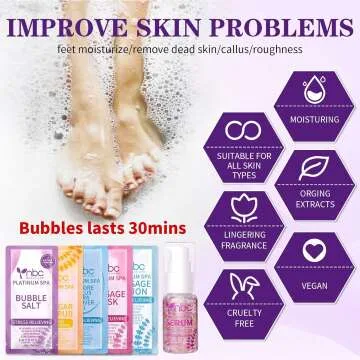 Lavender 6 in 1 Foot Spa & Pedicure Foot Soak Set