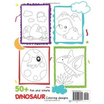 Dinosaurs Toddler Coloring Book: Fun Children's Coloring and Activity Book with Over 50 Pages of Ado...