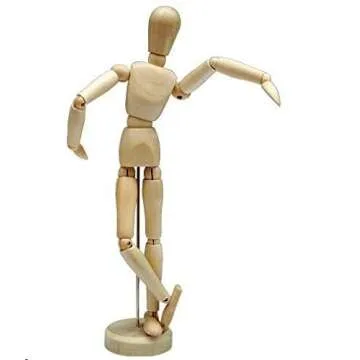 HSOMiD 12 Inch Wooden Hand Models for Artists and Gift