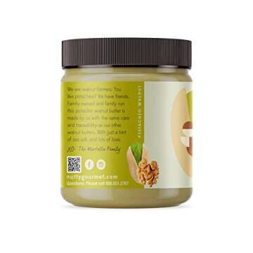 Nutty Gourmet Pistachio Walnut Spread - No Sugar Added