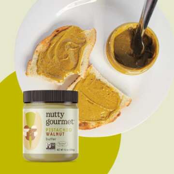 Nutty Gourmet Pistachio Walnut Spread - No Sugar Added