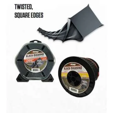 Echo Black Diamond Trimmer Line for Efficient Lawn Care
