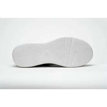 Kizik Madrid Hands Free Mens and Womens Sneakers, Casual Slip On Shoes for Women or Men, Comfortable for Walking, Women's and Men's Fashion Sneakers for Any Occasion - Black/White, Wide M9 / W10.5