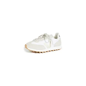 Stylish Veja Women's Rio Branco Sneakers - Eco-Friendly Comfort in White/Pierre/Natural