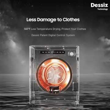 Dessiz 11LBS Compact Dryer - Perfect for Small Spaces and RVs