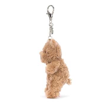 Jellycat Bartholomew Bear Bag Charm - Adorable Plush Keychain for All Ages