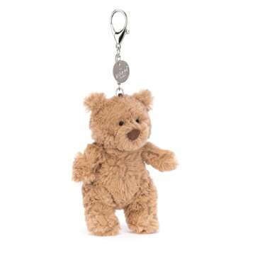 Jellycat Bartholomew Bear Bag Charm - Adorable Plush Keychain