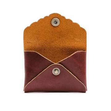 Portland Leather Goods Mini Daisy Wallet for Women – Handmade from from the Finest Full-Grain Hide...
