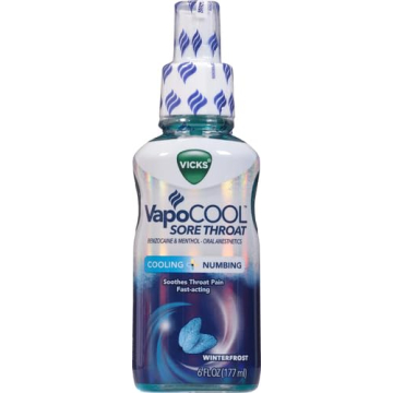 Vicks VapoCOOL Sore Throat Spray for Fast Relief