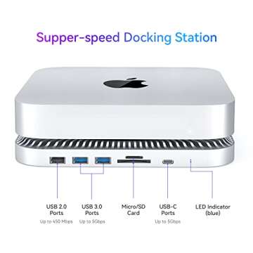 Mac Mini Hub with SSD Enclosure for Enhanced Storage