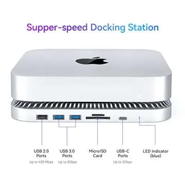Mac Mini Hub with SSD Enclosure for Enhanced Storage