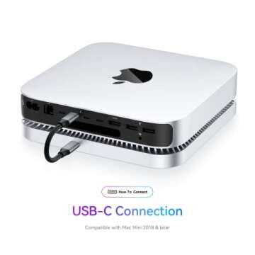 Mac Mini Hub with SSD Enclosure for Enhanced Storage